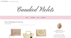 Desktop Screenshot of candiedviolets.com